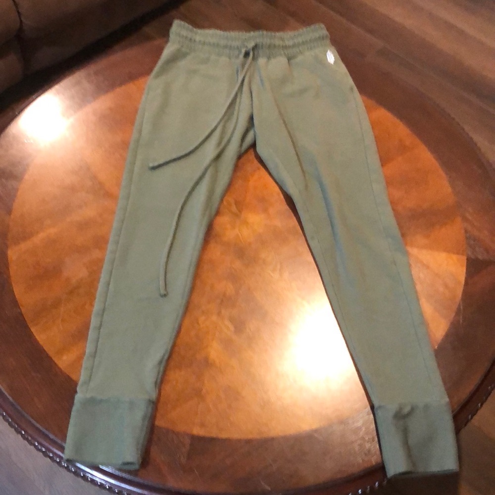 Free People Movement Sunny Skinny Joggers Olive Green XS - Picture 3 of 6